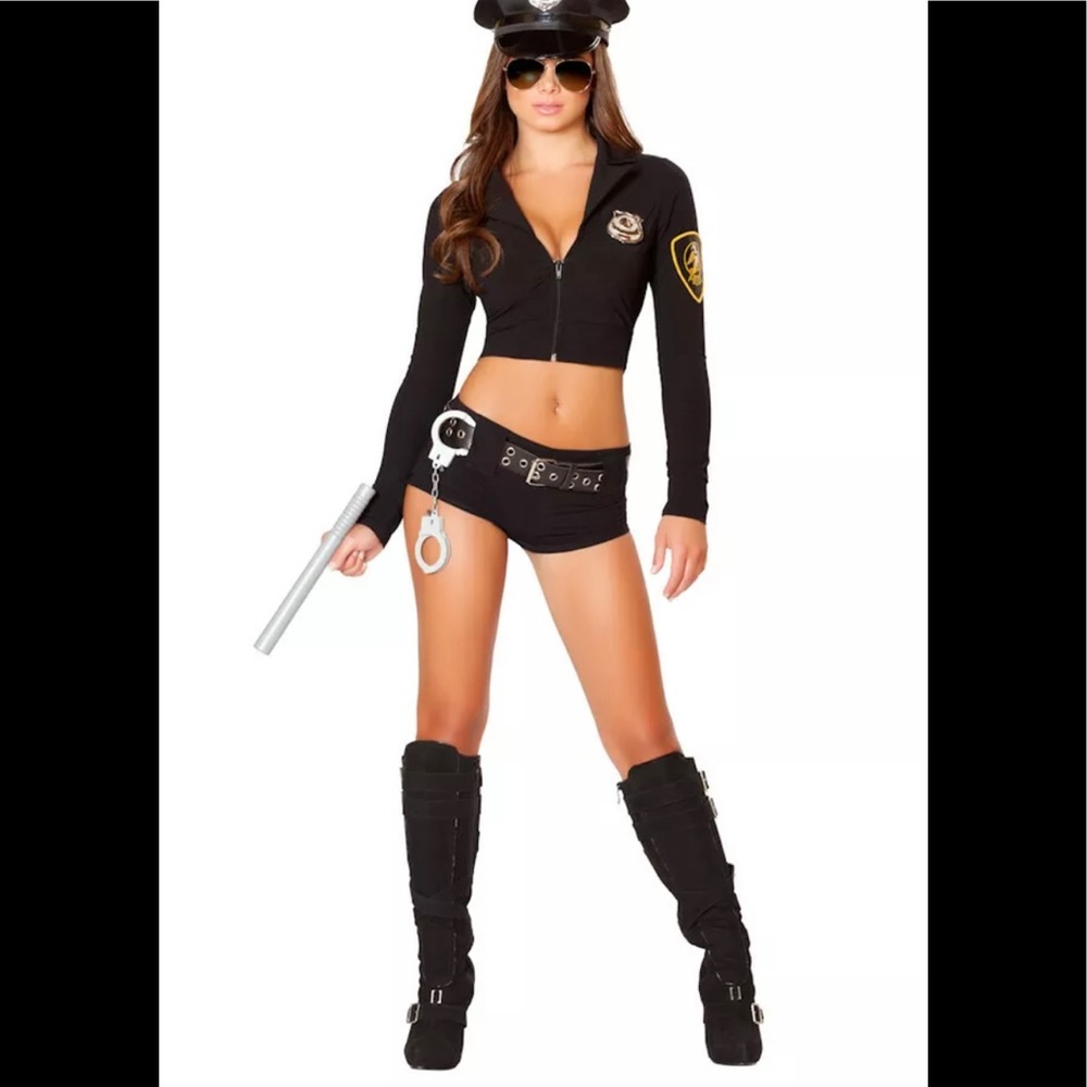 Womens ROMA Police Cop costume Sz S/M
